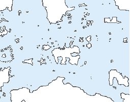 Au centre, l'Empire, au Nord, le Nordlande, à l'Est, l'anneau du Yartal, et au-dessus, le Pacte. À l'extrème Sud-Est, la République Malgarde et au Sud, le vaste continent. L'Alliance Barbare est loin au Sud de cette région.