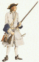 Un soldat de l'escorte