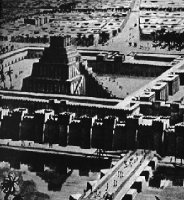 Le temple de Marduk domine la ville