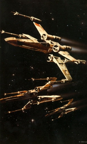 Les X-wings de la flotte Républicaine