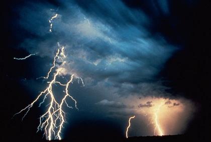 Un orage pas naturel