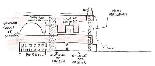 Plan de la base des mercenaires