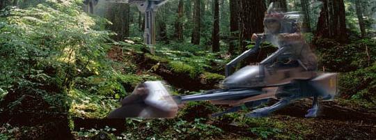 Une motospeeder de mercenaire